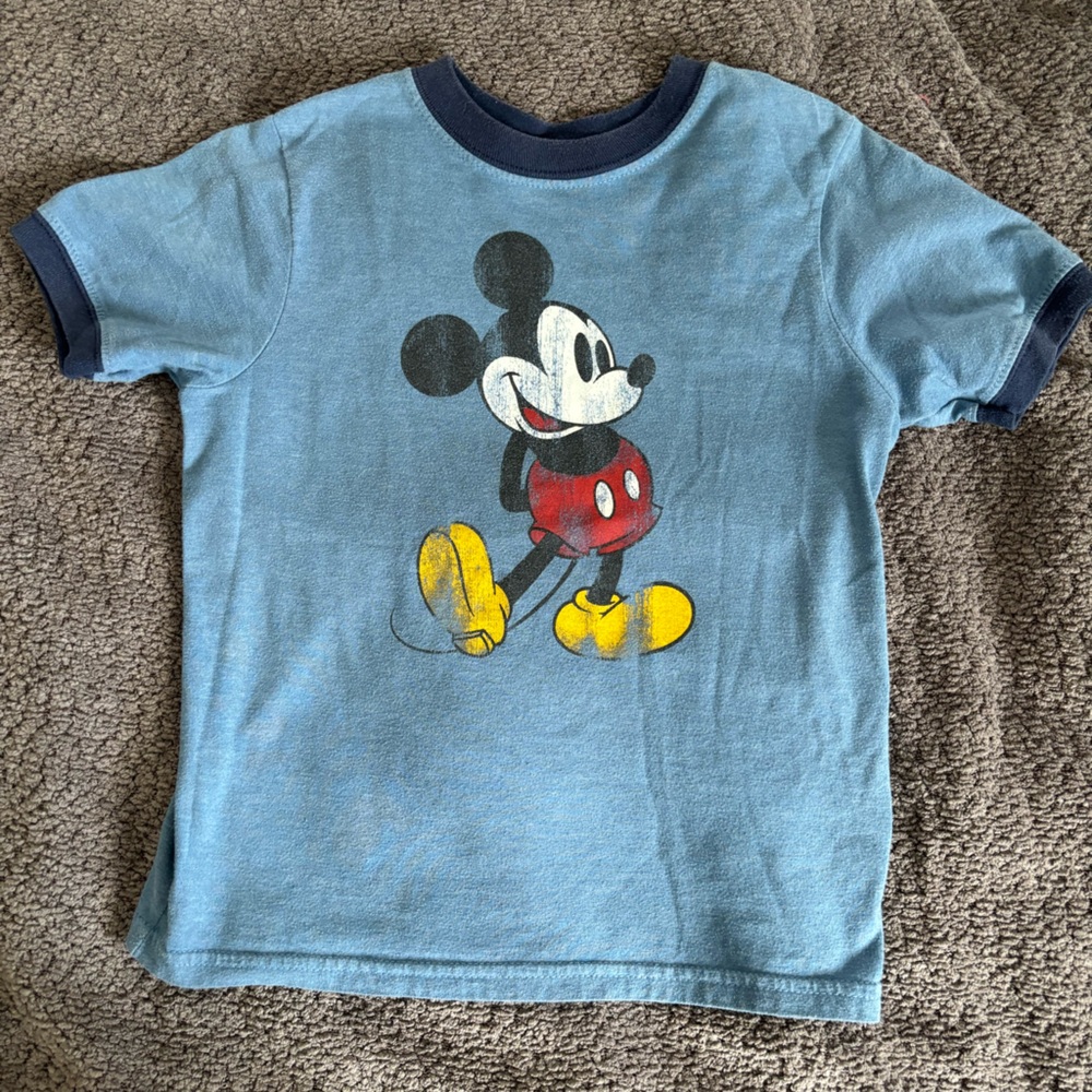 Disney Blue Classic Mickey Kids T-Shirt
